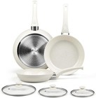 Ceramic Frying Pan Set With Lids - Non Stick Frying Pan With Lids
