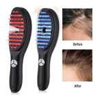 Electric Massage Comb Led Blue Red Light Therapy Hair Growth Massage Scalp Brush