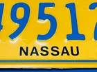 1 Original New Never Used Car License Plate Nassau Bahamas 1492-1992  49512