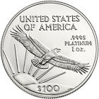 1 Oz American Platinum Eagle Coin  random Year 