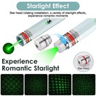 5000miles Green Laser Pointer Pen Rechargeable Astronomy Visible Beam Star Light