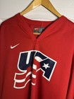 Vintage Nike Team Usa Hockey Jersey Men   s Large Red Winter Olympics 2002 