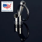 Piston Connecting Rod Car Engine Silver Metal 3d Keyring Keychain Key Chain Ring