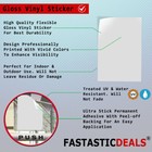 Vertical Vinyl Stickers Propane Gas Smell Rotten Eggs Irritates Eyes Respiratory