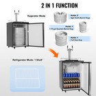 Draft Beer Kegerator Draft Beer Dispenser Full Size Keg Refrigerator Dual Tap