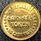 Car Wash Carwash Non Refundable No Cash Value Service Token 25mm  c1418 