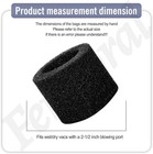 8 Pcs Muffler Diffuser Foam Replacement Part For Wet dry Vacs With A 2-1 2    