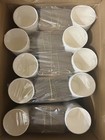 50 Ct Quality Disposable Paper White Hot Coffee Tea Cups With Lids- 16 Oz