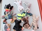 Lot Of 13 Vintage Ty Beanie Babies 96    97    98    Red Heart Tags -storage Unit Find