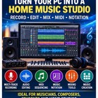 Music Recording Editing Software Usb Multitrack Audio Mixer Studio Pc Windows Pc