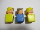 Vintage 1970s Playskool Framiliar Place Lot Of 3 Friends Figures