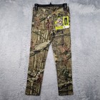 Mossy Oak Jeans Girls 12 Green Foliage Camo Break Up Infinity Stretch Nwt 27x28