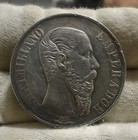Mexico 1866 Un Peso Mo Maximiliano
