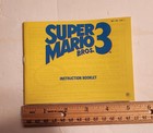 Vintage Original Nintendo Nes Super Mario Bros  3 Instruction Manual Booklet