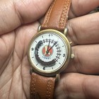 Works Vintage Lionel Train Unisex Watch Tan Band With Moving Train New Battery