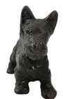 Antique Hubley Black Scottish Terrier Cast Iron Bookend   Doorstop
