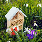 Insect Hotel Bee House Bamboo Ladybug Butterfly Habitat Garden Hanging
