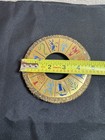 Vintage Mid Century Israel Zodiac Brass Enamel Trivet Tree Of Life   
