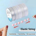 Elastic Bracelet String Cord  0 8mm 328ft Crystal Stretch Bead String Cord Fo   