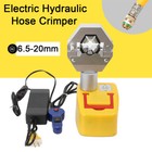 Electric Hydraulic Hose Crimping Machine 6 5-25mm Hose Pipe Crimper With 4 Dies