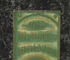 Antique Green Whiskey Bottle Label Old Mcbrayer Kentucky 5 X 1 75 Inches