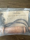 Vintage Solid Wood Infantry Signal Whistle New Sealed Williamsburg Turned Wooden