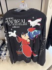 2025 Walt Disney World Park Sorcerer Mickey Shirt Long Sleeve Black Adult Xl Nwt