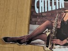 Miller Genuine Draft Mgd Sexy Black Lady Jazz Sax Chilln  Metal Beer Tin Sign