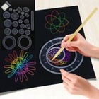 Spirograph Deluxe Tin Set Draw Spiral Designs Interlocking Toys Gears Wheels