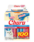 Inaba Churu Cat Treats  Vitamin E  0 5 Oz Per Tube  100 Tubes  Tuna Variety -