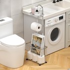 Freestanding Toilet Paper Holder Toilet Tissue Rack Scroll Stand Roll Dispens   