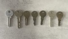 7 Vintage Yale Padlock Keys Lot Cut Oem Small Lock Locksmith