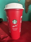 2025 Starbucks Reusable Red Holiday Cup  limited Edition 