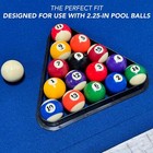 Pool Table Billiard Ball Triangle Rack Black