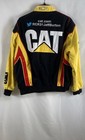Nascar Jeff Burton  31 Cat Racing Jacket Jh Design Men s Twill Embroidered L