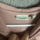 Lounge Hoodie Womens Large Pleated Hem Pullover Sweatshirt Casual Comfy Relaxed