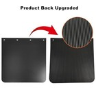 24x24 Mud Flaps And Mudflap Reflector For Semi Trucks Dually Dump  2 Pack