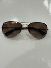 Ray-ban Rb3449 Iconic Aviator 59mm Rimless Unisex Sunglasses - Brown Gradient