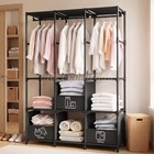 Heavy Duty Wardrobe Hanger Clothes Rack Garment Storage Stand Closet Organizer