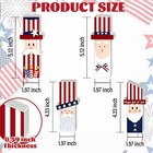 4 Pcs 4th Of July Table Decorations Patriotic Wooden Table Decor  Red White