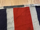 Antique 9 Ft Union Jack Flag Govt House Ottawa 1910 Marked Sewn Rope Toggle Rare