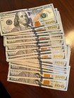  400 Real Cash  4x  Crisp Blue One Hundred Dollar Bills Series 2009-2021