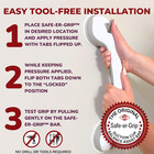 Changing Lifestyles Suction Cup Grab Bars For Bathtubs   Showers  Safety Bathroo