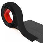 Art3d 10 Ft Vinyl Floor Transition Strip  Laminate Floor Divider  Black