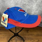 Vintage Valvoline Oil Racing Baseball Hat Spike Sports Blue Red Deadstock Nwt