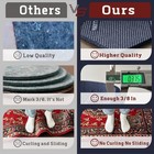 Non-slip Area Rug Pad 2 x8   3 8  Thick Double Side Rubber   Felt  Premium De   