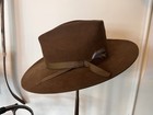 True Vintage Fedora Cowboy Festival Hat American Made Unique Rustic Western
