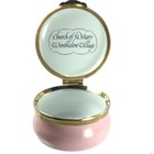 Ltd Ed Crummles Enamel Box Church Of St  Mary Wimbledon Village   The Champ  Ser