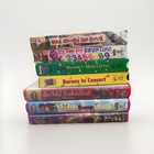 Vintage Barney Vhs Tape Lot Of 7 Lyrick Studios Children s Classic 90s Movies 