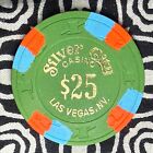 Silver City  25 Las Vegas  Nevada Poker Gaming Casino Chip V223